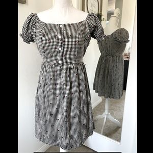 Bonnie Chance Mini Gingham Cherry Dress